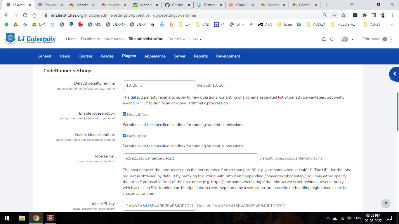 CodeRunner: An unexpected error occurred. The sandbox may be down. Try ...